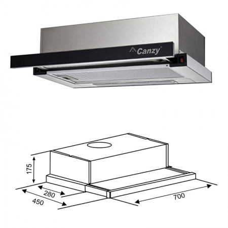 Máy hút mùi Canzy CZ 7002G